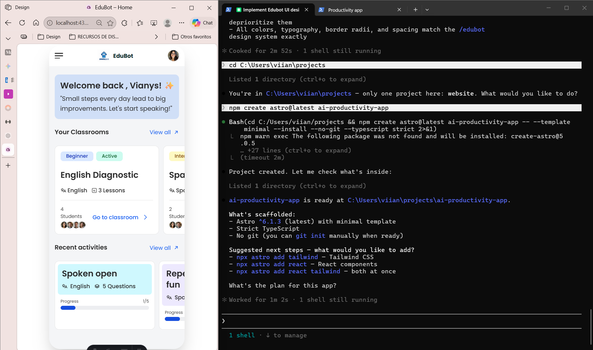 Bitácora día 1: Reto de diseñar y codear una app desde cero con IA